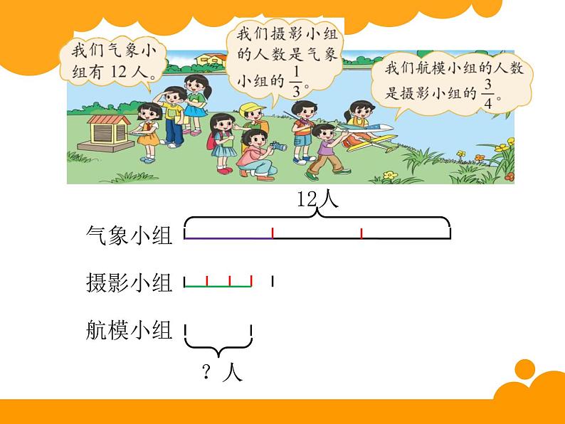 北师大版  六年级上册 分数混合运算一课件第3页
