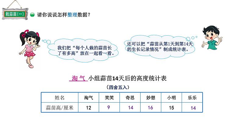 小学数学 北师大版 四下 第六单元第2课时《栽蒜苗（一）》 课件06