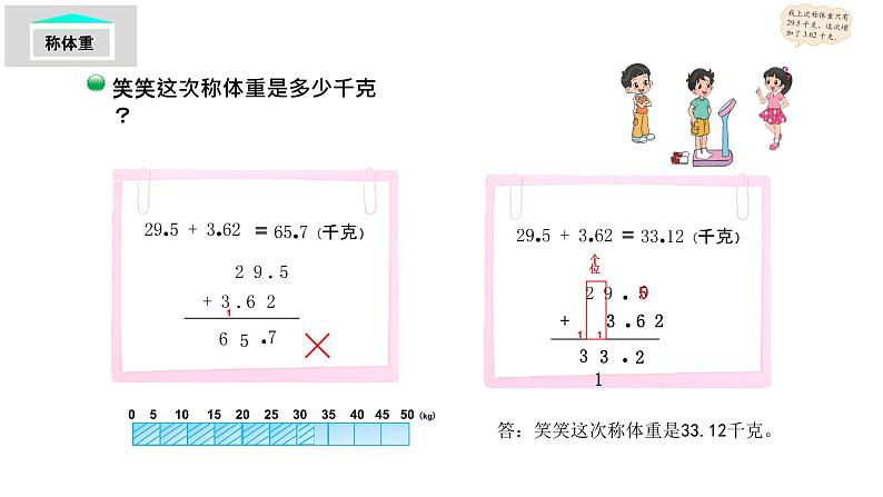 小学数学 北师大版 四下 第一单元第8课时《比身高（试一试）》 课件04