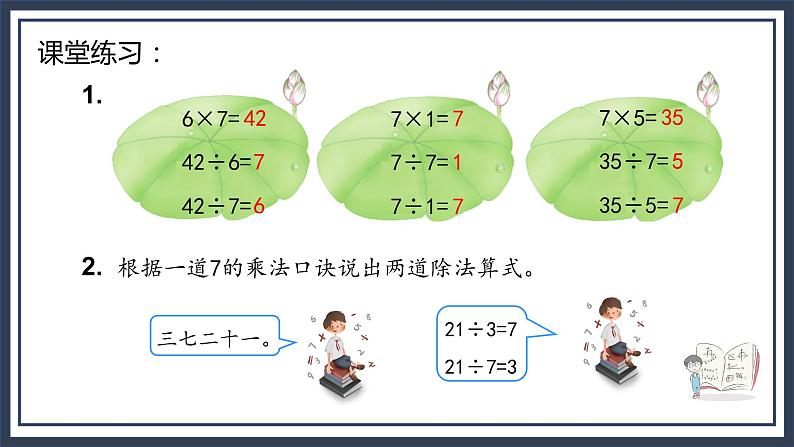 苏教版2上数学6.2《 用7的乘法口诀求商》课件PPT+教案06