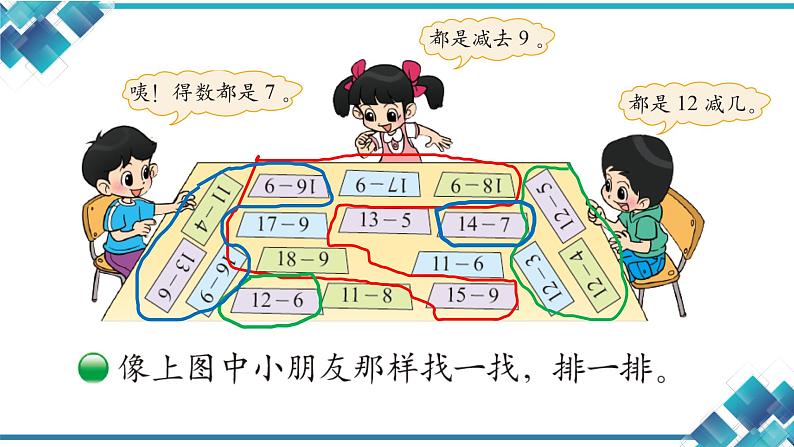 北师大版一年级数学第一单元第八课《做个减法表》  课件第4页