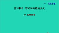 苏教版五年级下册一 简易方程习题课件ppt