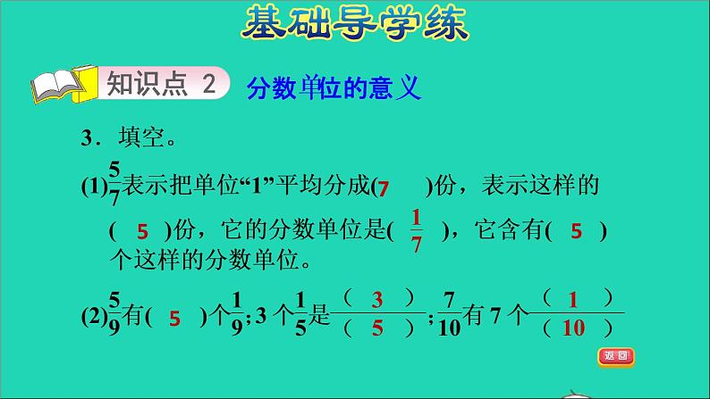 2022五年级数学下册四分数的意义和性质第1课时分数的意义习题课件苏教版05