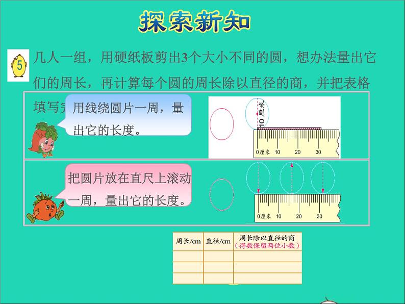 2022五年级数学下册六圆第3课时圆的周长授课课件苏教版第6页