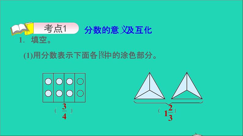 2022五年级数学下册四分数的意义和性质整理与练习课件苏教版第3页