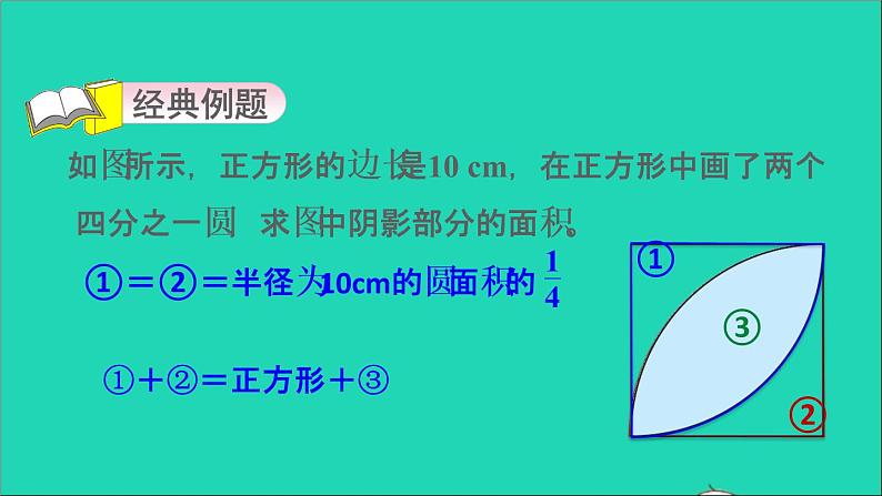 2022五年级数学下册六圆第5招圆的面积解题解巧课件苏教版第3页