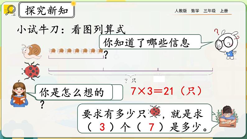 【最新教材插图】人教版数学三上 5.3《求一个数的几倍是多少》课件+教案+练习08