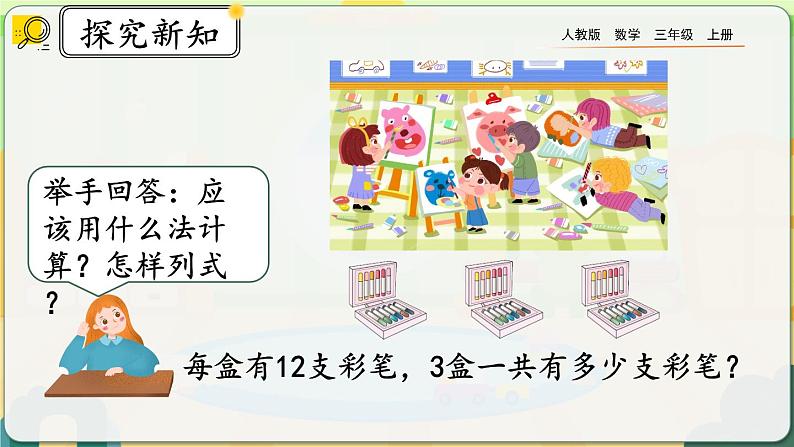 6.2.1《两、三位数乘一位数（不进位）的笔算》课件第3页