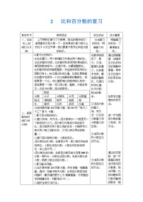 小学数学人教版六年级上册9 总复习教学设计