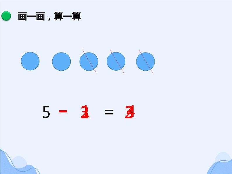 一年级苏教版数学上册3.2还剩下多少   课件05