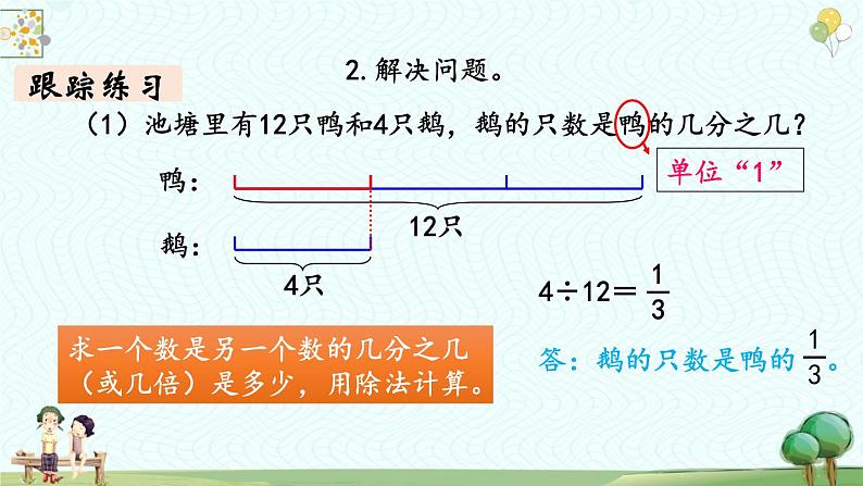 【同步备课】小学数学六年级上册 第九单元-总复习 第1课时 分数乘、除法-教学课件（人教版）06