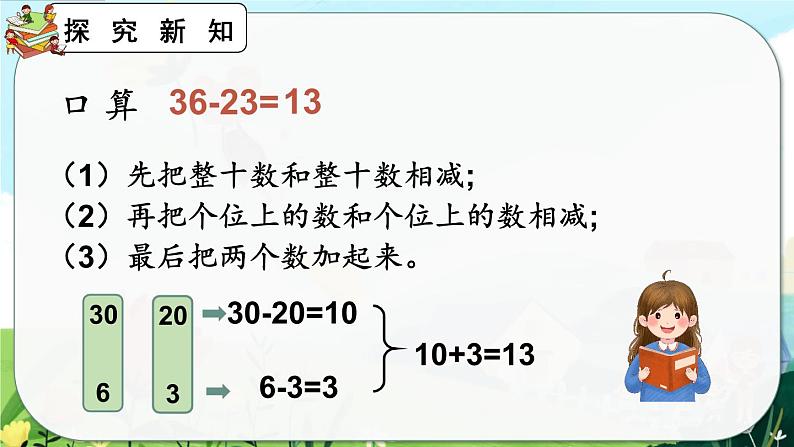 2.2.1《两位数减两位数（不退位）笔算》课件第6页