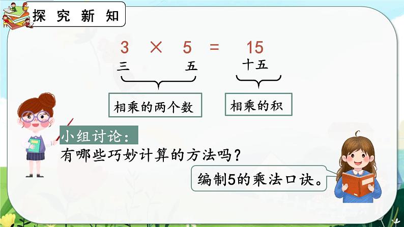 【最新教材插图】人教版数学二上 4.2.1《5的乘法口诀》课件+教案+练习07