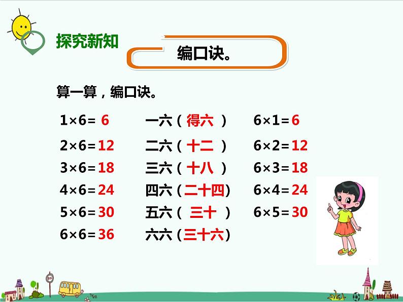 4.5 6的乘法口诀（课件+教案）06