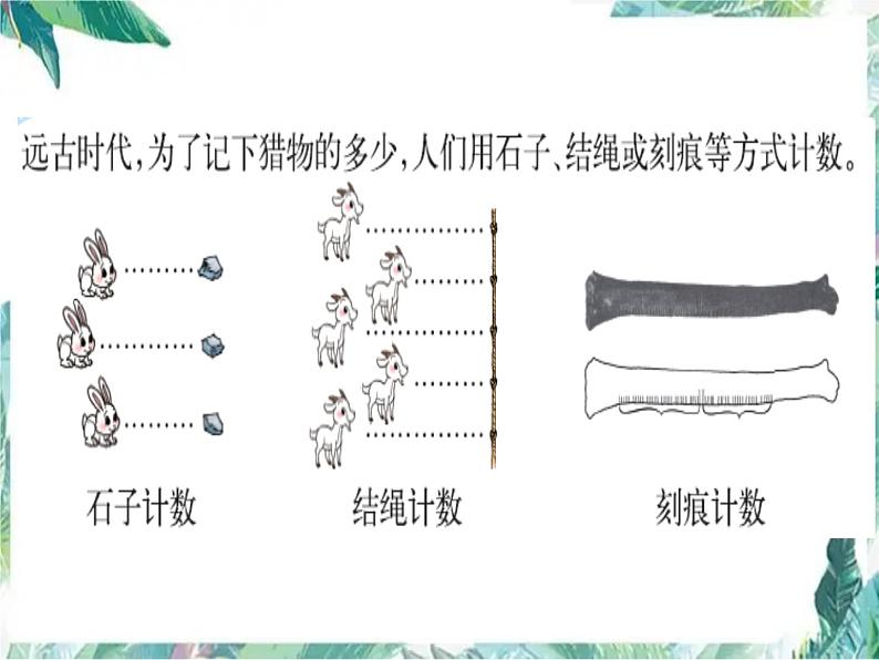 北师大版  四年级上册  从结绳计数说起 课件04