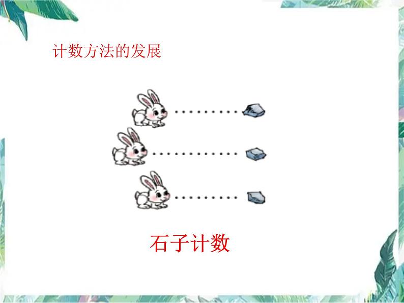 北师大版  四年级上册  从结绳计数说起 课件05