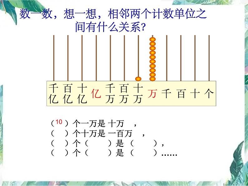 北师大版小学数学四年级上册《认识更大的数》优质课件第6页