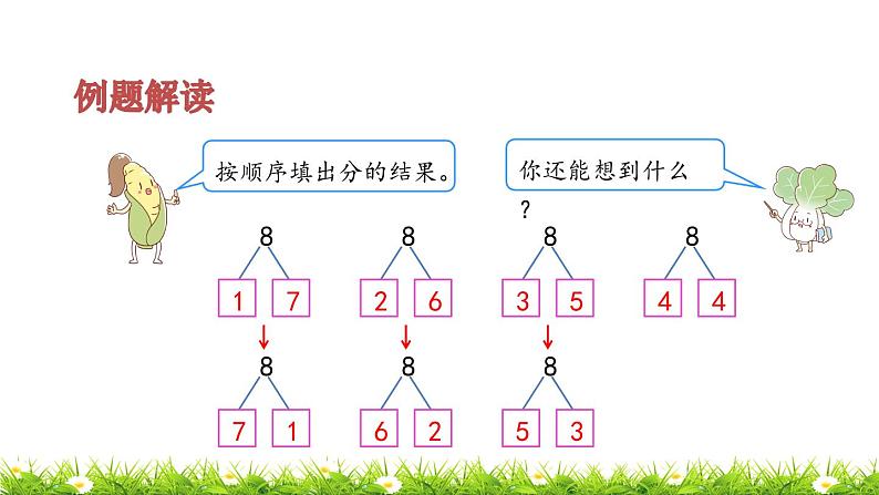 2022年苏教版一年级上册数学第七单元 7.4 8、9的分与合 课件+教案+课时练习05