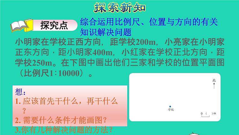 2022六年级数学下册第4单元比例第8课时比例尺3求图上距离授课课件新人教版03