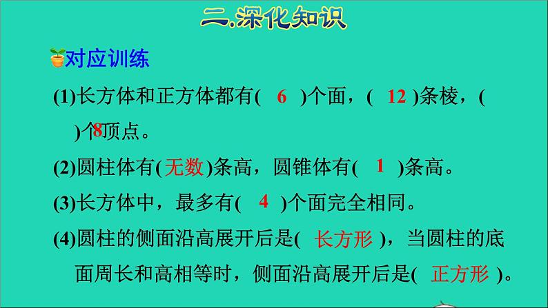 2022六年级数学下册第6单元总复习专题二图形与几何第2课时图形的认识与测量2授课课件新人教版第8页