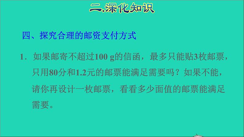 2022六年级数学下册第6单元总复习专题五综合与实践邮票中的数学问题授课课件新人教版08