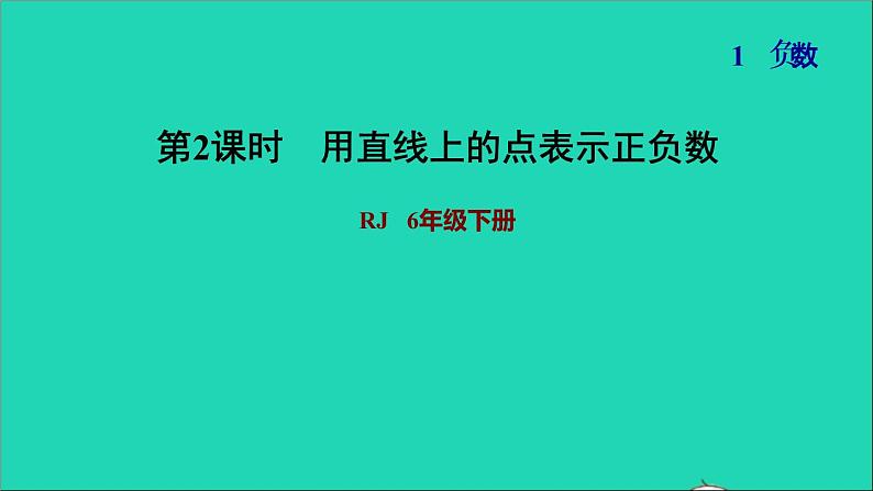 2022六年级数学下册第1单元负数第2课时正负数的表示习题课件新人教版01