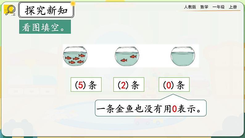 【最新教材插图】人教版数学一上 3.14《练习六》课件+课后练习05