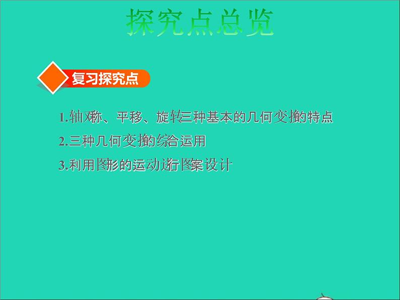 2022六年级数学下册第7单元总复习2图形与几何第7课时图形的运动授课课件苏教版第3页