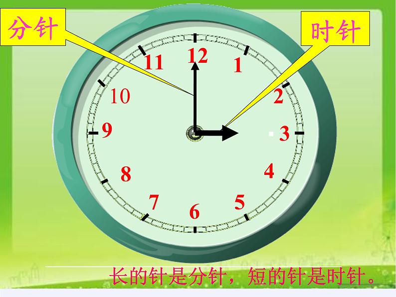 一年级数学上册教学课件-7.认识钟表35-人教版(共20张PPT)第8页