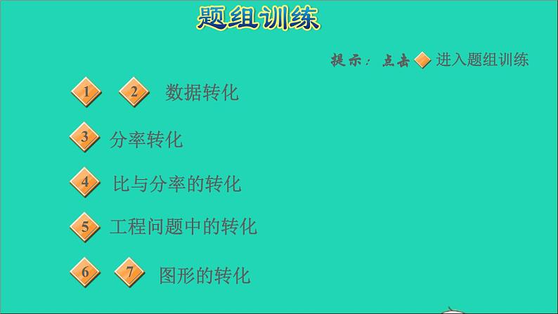 2022六年级数学下册第6单元总复习第10招用转化法解决问题课件新人教版05