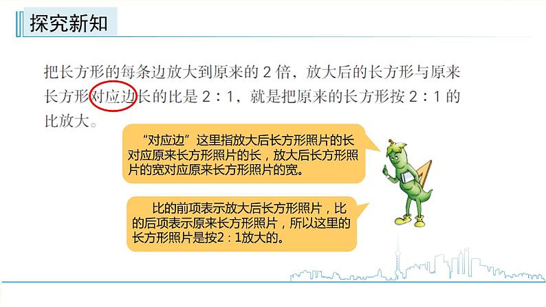 小学数学六下 第四单元 第1课时 图形的放大和缩小  学习课件第7页