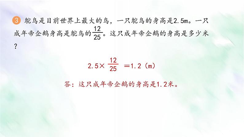 新人教版六年级数学上册练习二课件第4页