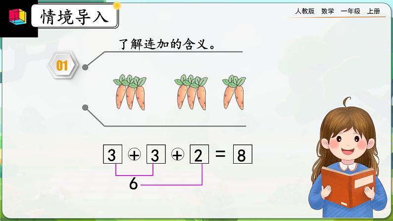 【最新教材插图】人教版数学一上 5.20《练习十四》课件+课后练习02