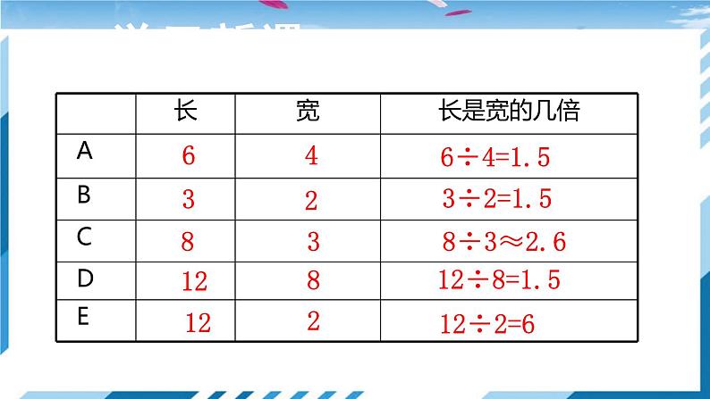 【北师大】【数学】【6年级上】【课件】第1课时  生活中的比第6页