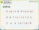 【最新教材插图】人教版数学一上 9.1《认识20以内的数》课件+课后练习