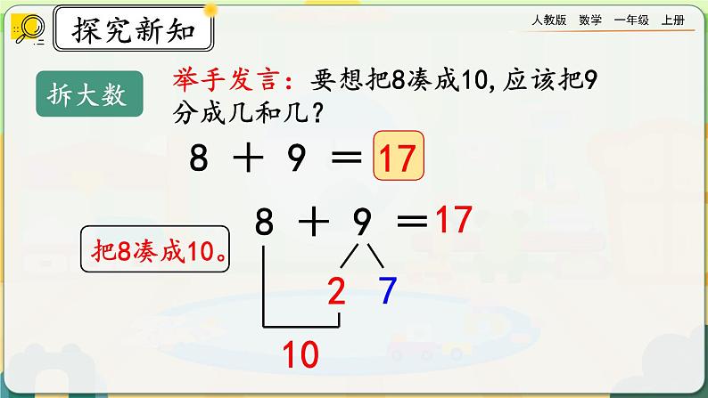 【最新教材插图】人教版数学一上 8.4《加法的计算方法》课件+教案+练习03