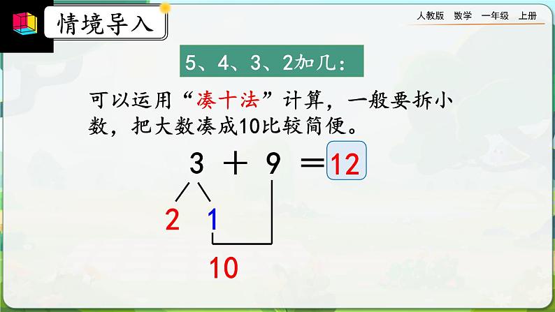 【最新教材插图】人教版数学一上 8.7《练习二十二》课件+课后练习02