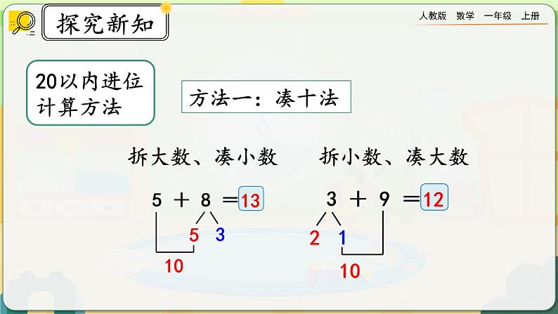 【最新教材插图】人教版数学一上 8.11《整理和复习》课件+教案+练习03