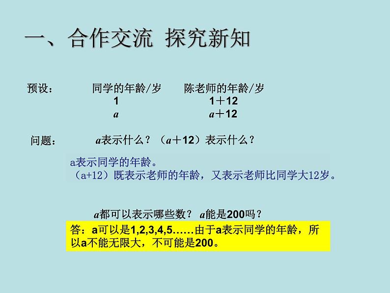 五年级上册数学课件-4.1 简易方程（用字母表示数）▏沪教版  (共14张PPT)第5页