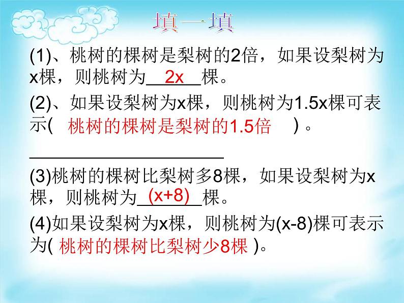 五年级上册数学课件-4.4 简易方程（列方程解应用题）▏沪教版 (共14张PPT)(1)06