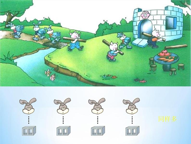 一年级上册数学课件 - 1.1 比多少-人教版(共10张PPT)第2页