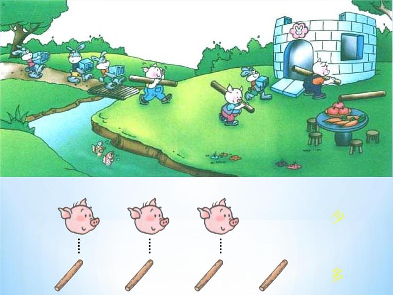 一年级上册数学课件 - 1.1 比多少-人教版(共10张PPT)第3页