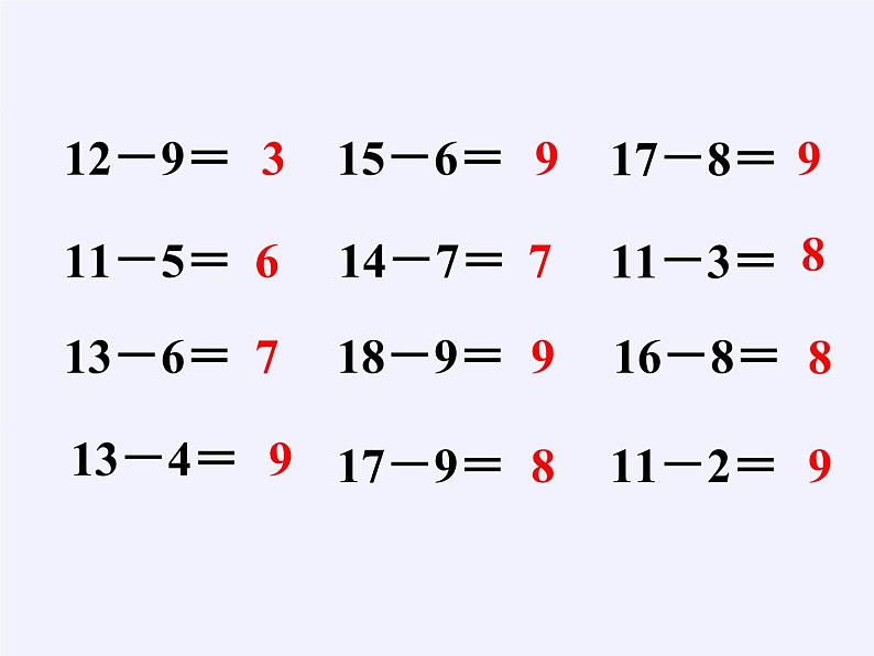 一年级数学下册课件-2.4 整理和复习-人教版(共21张PPT)第2页