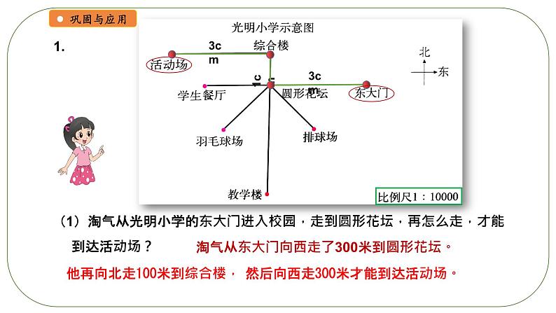 小学数学 北师大版 六年级下册 总复习第14课时《图形与位置》  课件第8页