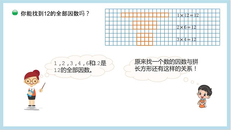 小学数学 北师大版 五年级上 第三单元 第4课时《找因数》课件08