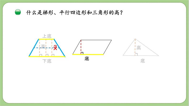 小学数学 北师大版 五年级上册 第四单元第2课时《认识底和高》 课件第7页