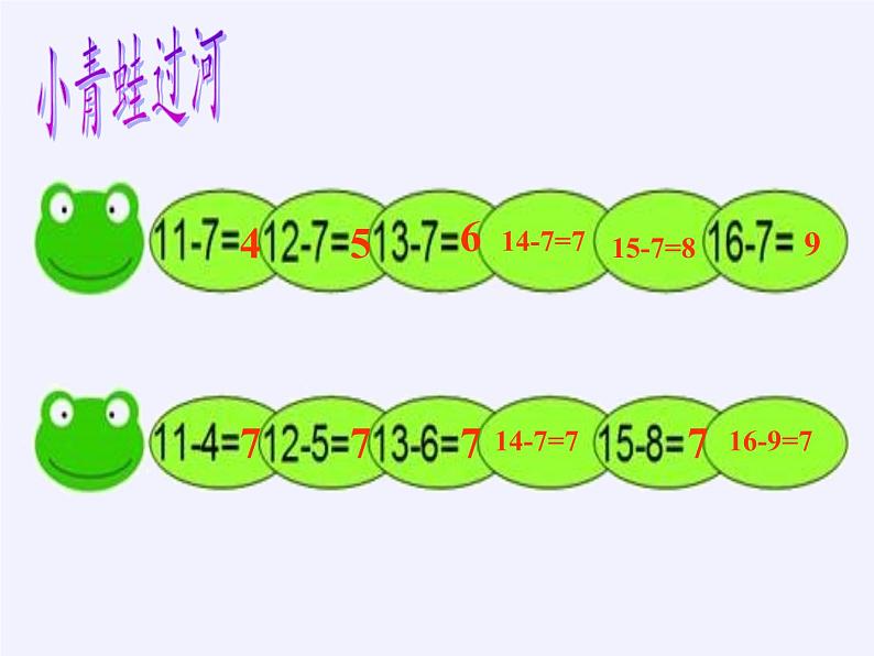 一年级数学下册教学课件-2.4 整理和复习（10）-人教版(共12张PPT)第6页