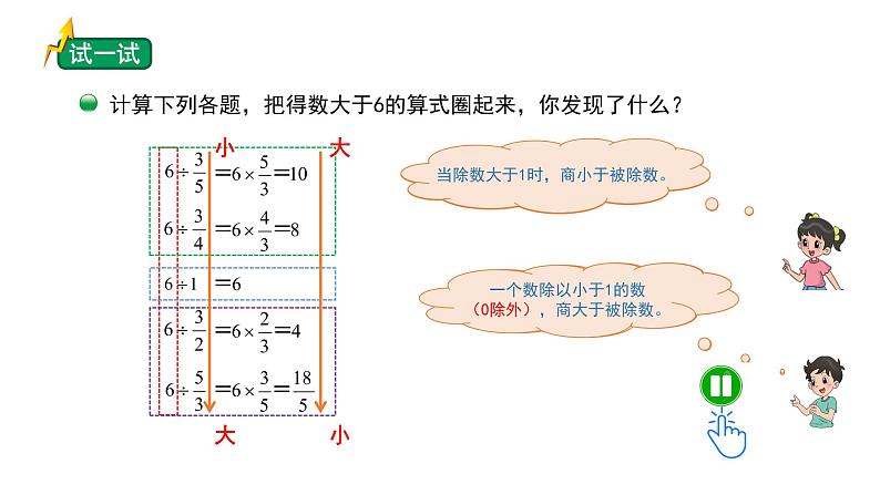 小学数学 北师大版 五年级下 第五单元第03课时《分数除法（二）试一试》 PPT 课件第2页