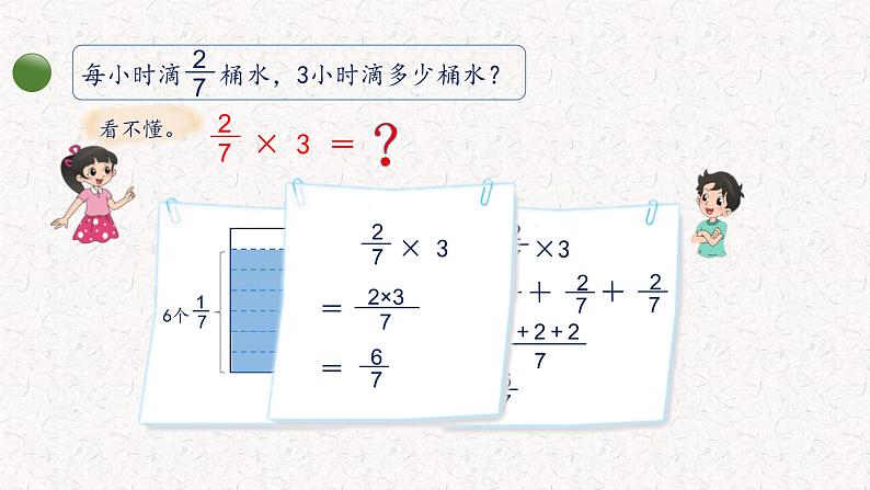 小学数学 北师大版 五年级下册 第三单元第01课时《分数乘法（一）》课件第7页