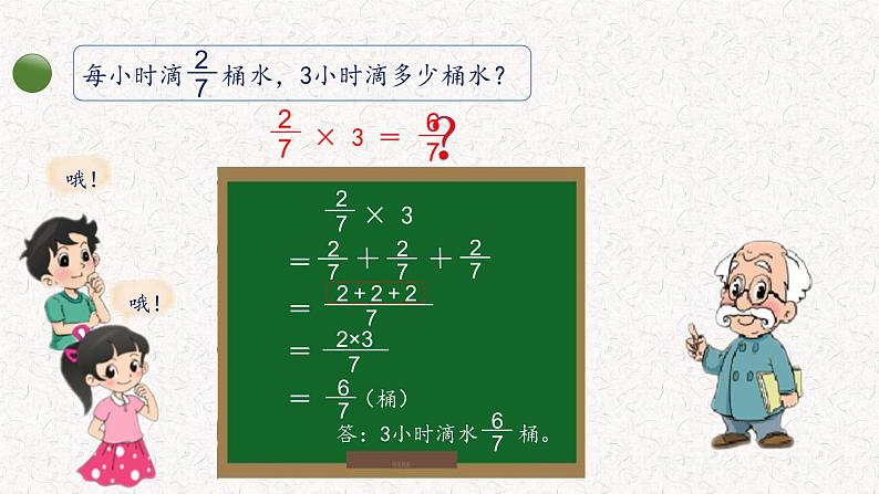 小学数学 北师大版 五年级下册 第三单元第01课时《分数乘法（一）》课件第8页